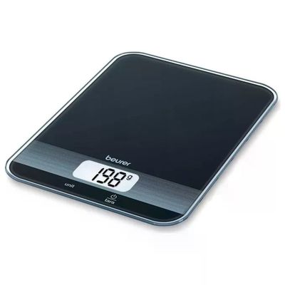 Beurer KS19 Bilancia da Cucina Elettronica 5 Kg precisione 1 g Display LCD Funzione Tara colore Nero Beurer KS19 Bilancia da Cucina Elettronica 5 Kg precisione 1 g Display LCD Funzione Tara colore Nero