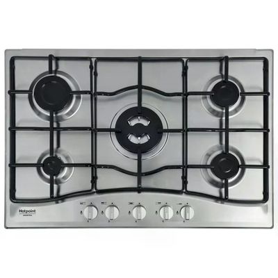 Hotpoint PCN 752 T-IX-HAR Piano cottura a gas 75 cm, 5 fuochi, inox Hotpoint PCN 752 T-IX-HAR Piano cottura a gas 75 cm, 5 fuochi, inox