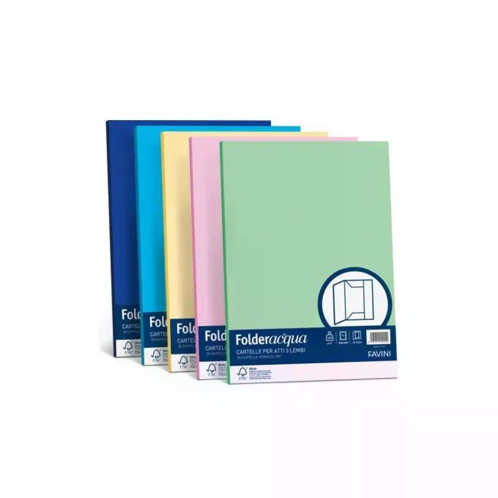 Cartotecnica Favini Cf25cartelline 3 Lembi Col Ass Cartotecnica Favini Cf25cartelline 3 Lembi Col Ass