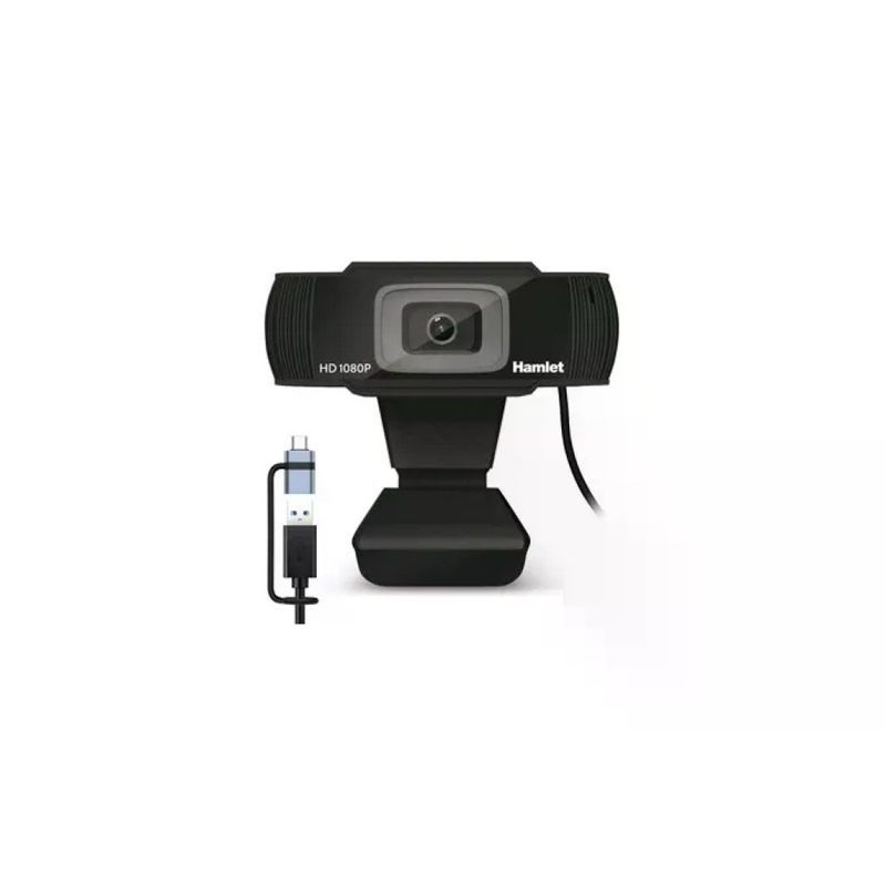 Hamlet HWCAM1080-CX Webcam Full HD 1080p con Microfono