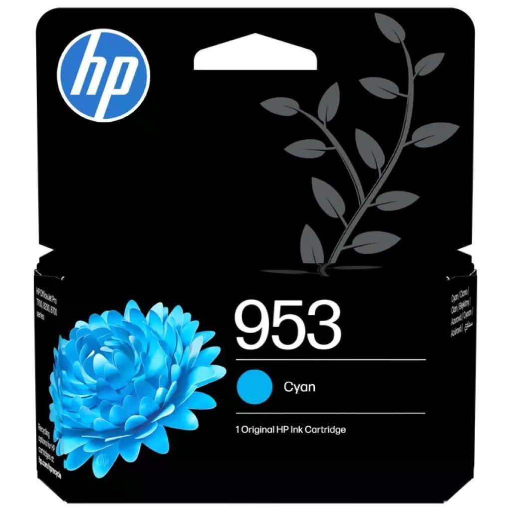 HP Cartuccia originale HP 953 Ciano – 630 pagine, 9 ml HP Cartuccia originale HP 953 Ciano – 630 pagine, 9 ml
