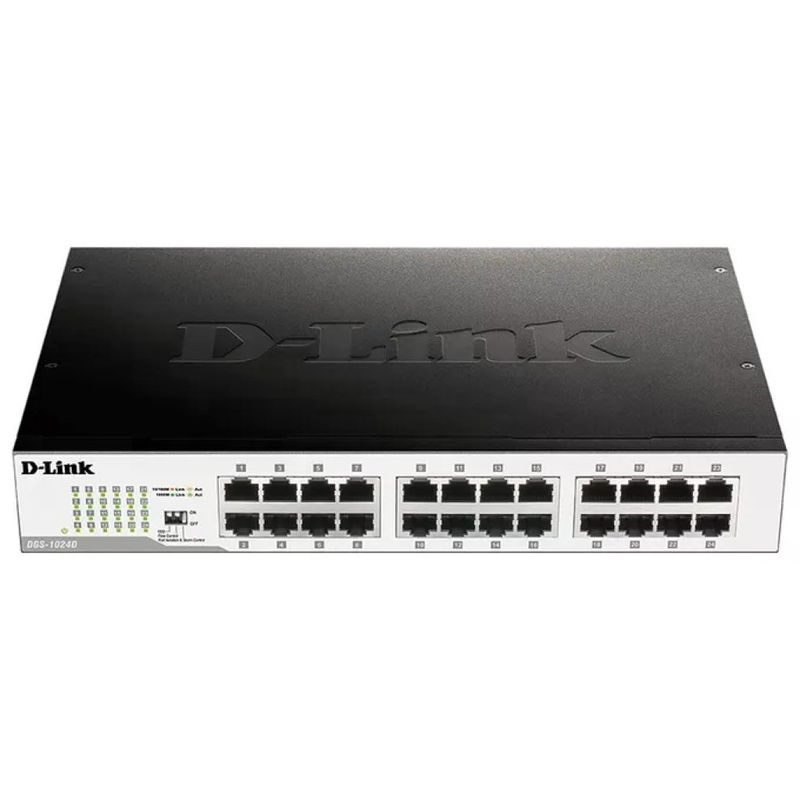 D-Link DGS-1024D Switch Gigabit non gestito a 24 porte
