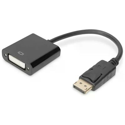 DIGITUS Adattatore DisplayPort Maschio a DVI-I Femmina, 15 cm
