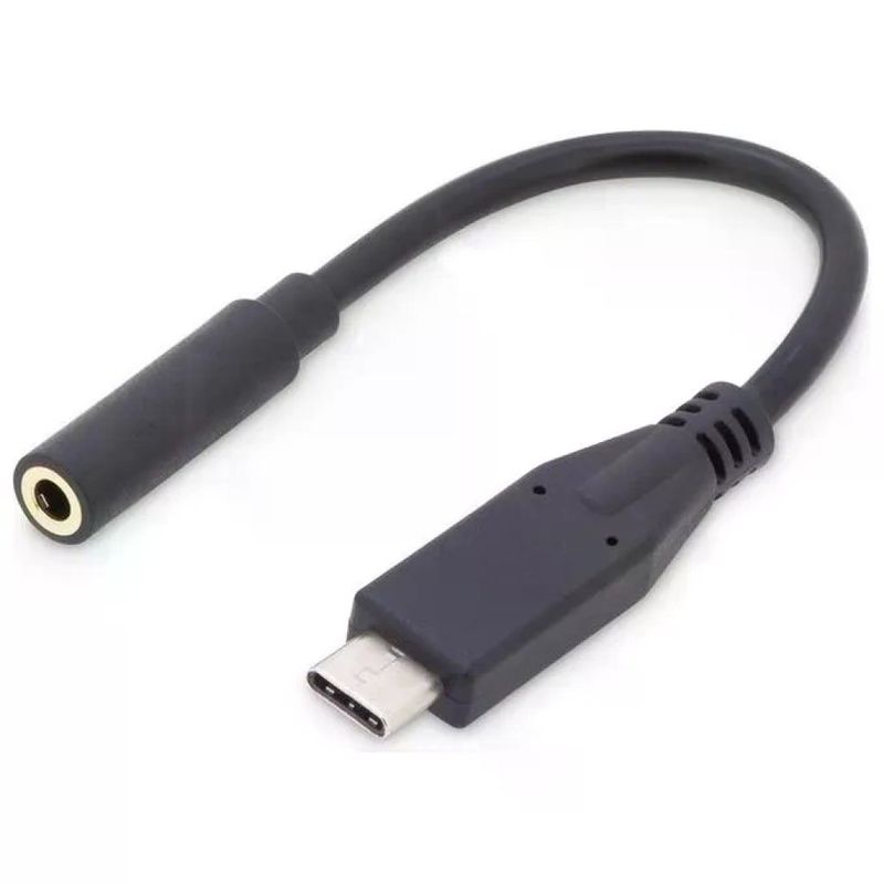 ASSMANN Digitus adattatore audio USB-C maschio a jack 3,5 mm femmina, 20 cm, nero
