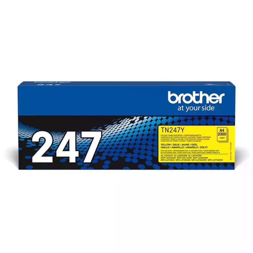 Brother TN-247Y Toner Giallo Alta Capacità, 2.300 Pagine