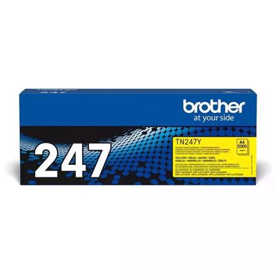 Brother TN-247Y Toner Giallo Alta Capacità, 2.300 Pagine