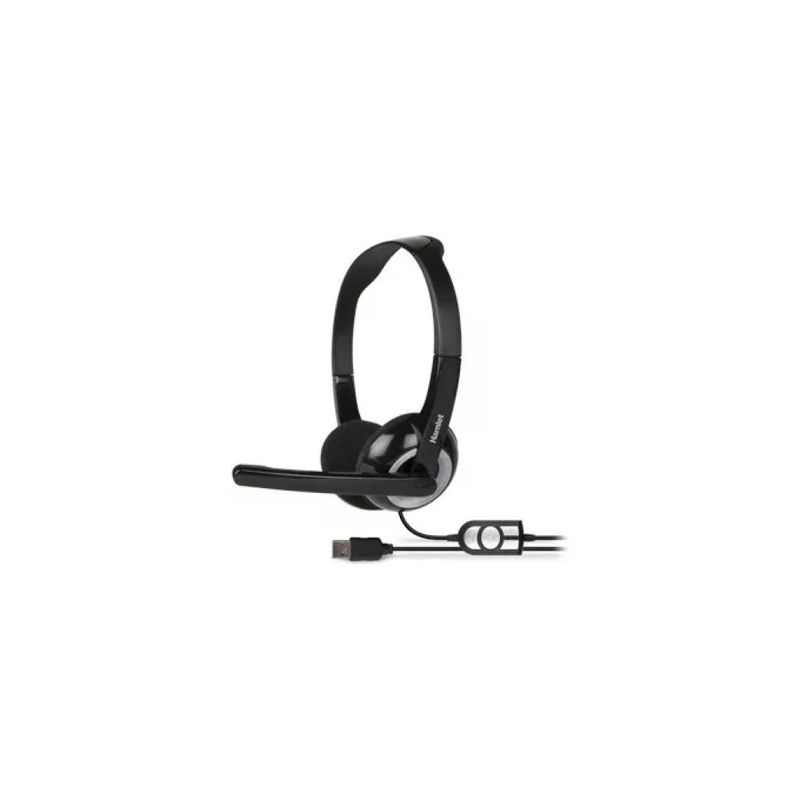 Hamlet HHEADMUS-CX – Cuffie stereo USB-A/USB-C con microfono
