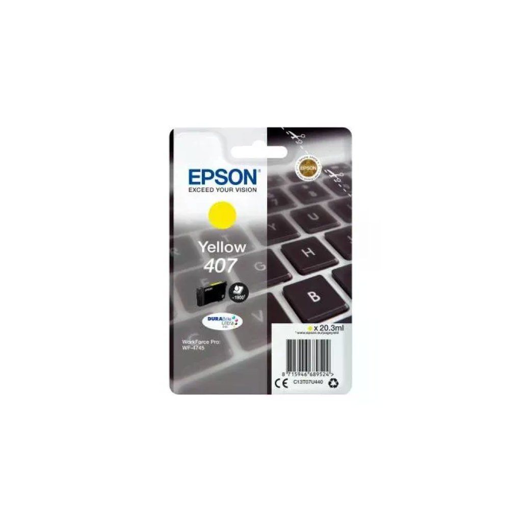 Epson 407 XL Cartuccia d'inchiostro Giallo per WF-4745