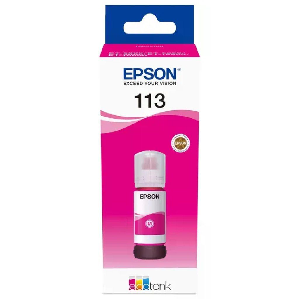 Epson 113 EcoTank Flacone d’Inchiostro Magenta Originale