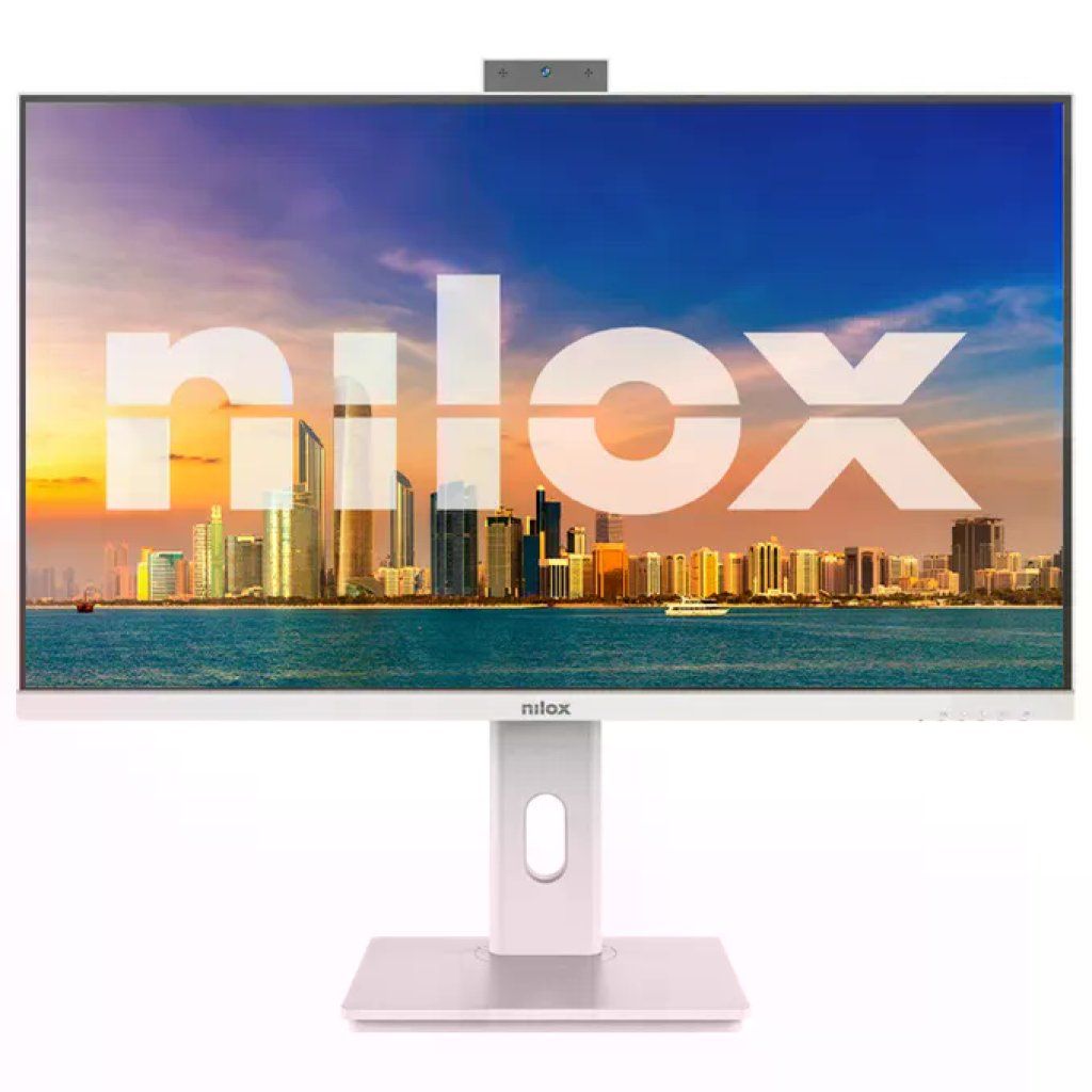 Nilox NXM27RWEB02W Monitor 27 Nilox NXM27RWEB02W Monitor 27" Full HD IPS Bianco con Webcam