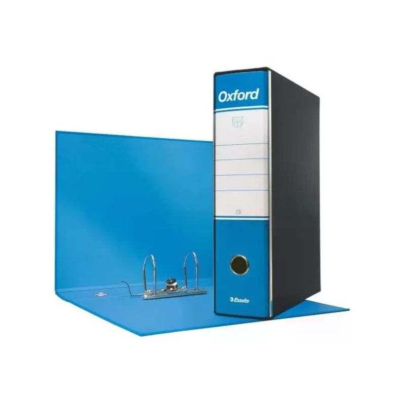 Esselte Oxford G83 – Confezione da 6 registratori blu, dorso 8 cm