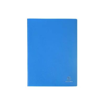 Exacompta 85100E Portalistino A4 100 Buste Polipropilene Goffrato Antiriflesso colore Multicolore