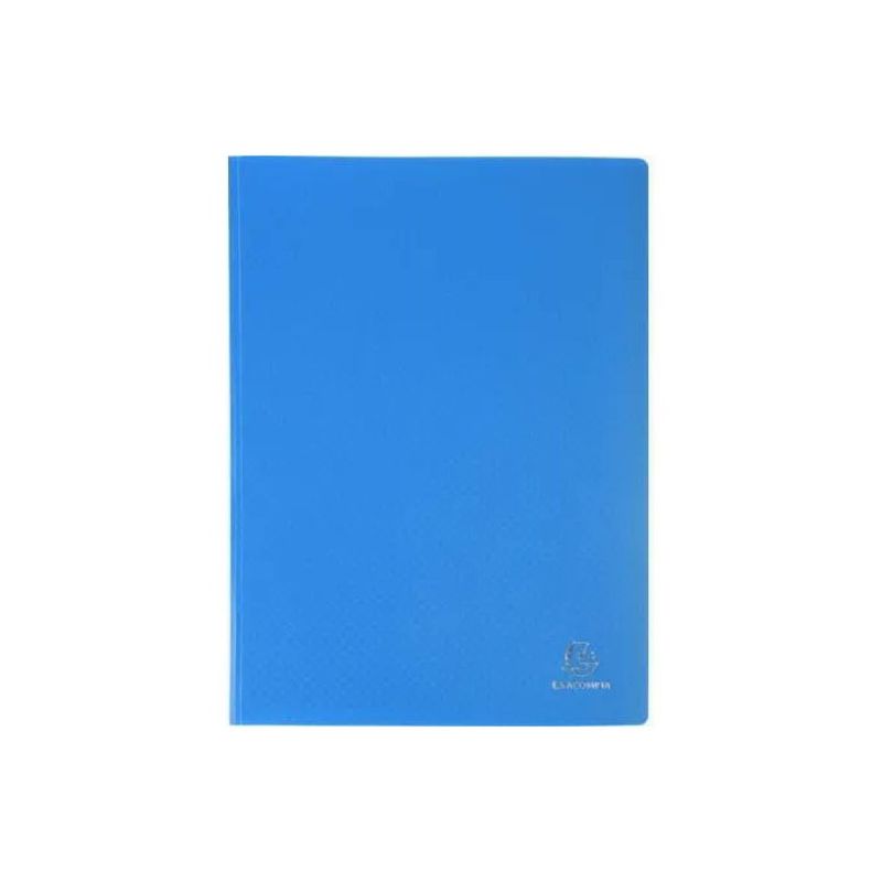 Exacompta 85100E Portalistino A4 con 100 Buste Antiriflesso