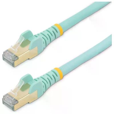 StarTech.com Cavo Patch Ethernet Cat6a STP 1,5 m, Aqua StarTech.com Cavo Patch Ethernet Cat6a STP 1,5 m, Aqua