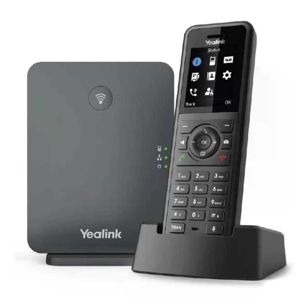 Yealink W77P Telefono IP DECT Wireless HD IP54 Nero
