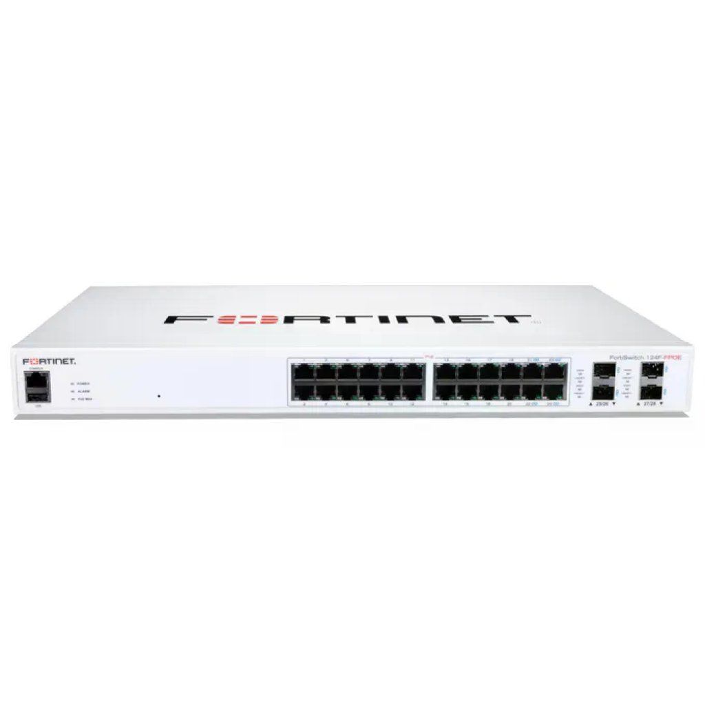 Fortinet FS-124F-FPOE Switch Gestito PoE+ 24 Porte