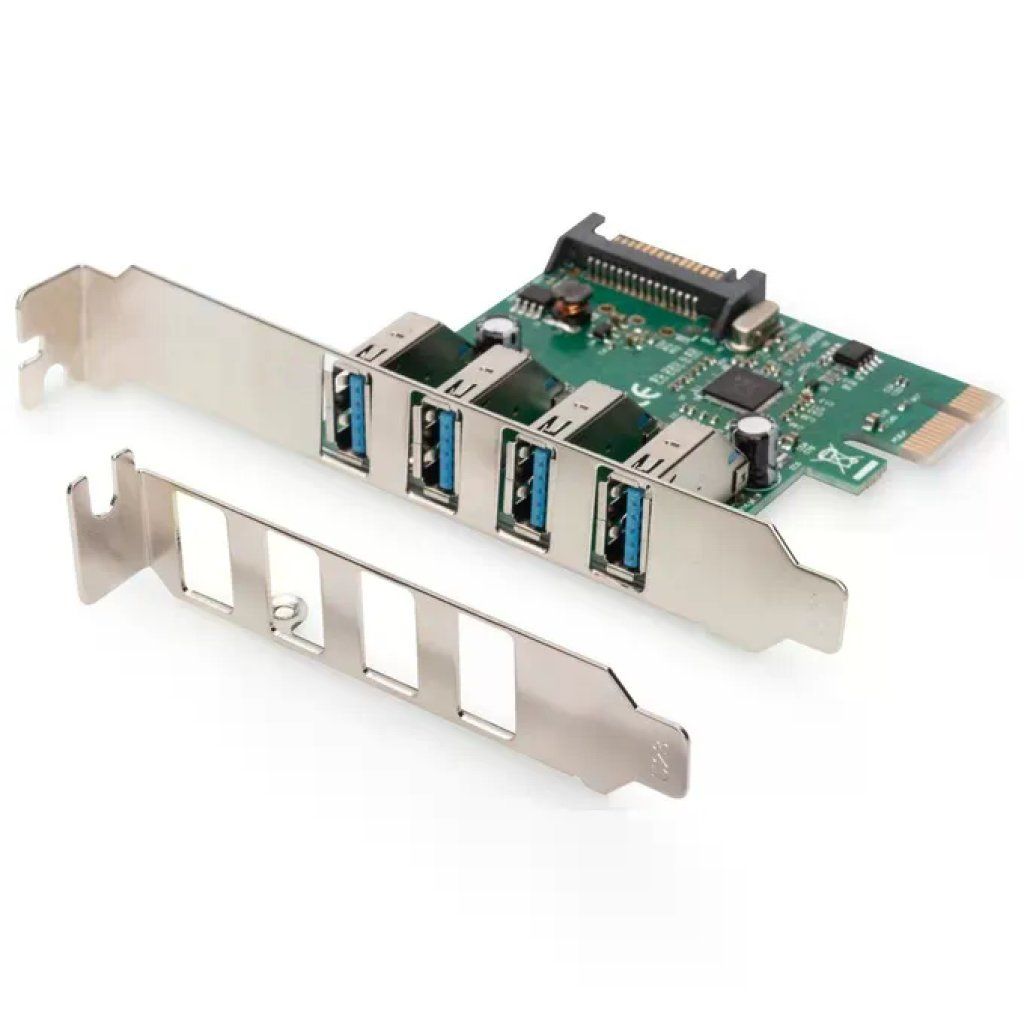 Digitus DS302211 – Scheda PCIe con 4 porte USB 3.0 Tipo-A