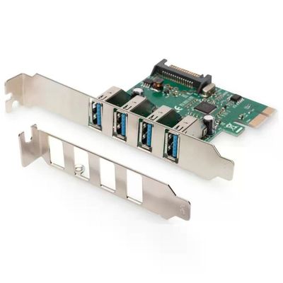 Digitus DS302211 – Scheda PCIe con 4 porte USB 3.0 Tipo-A