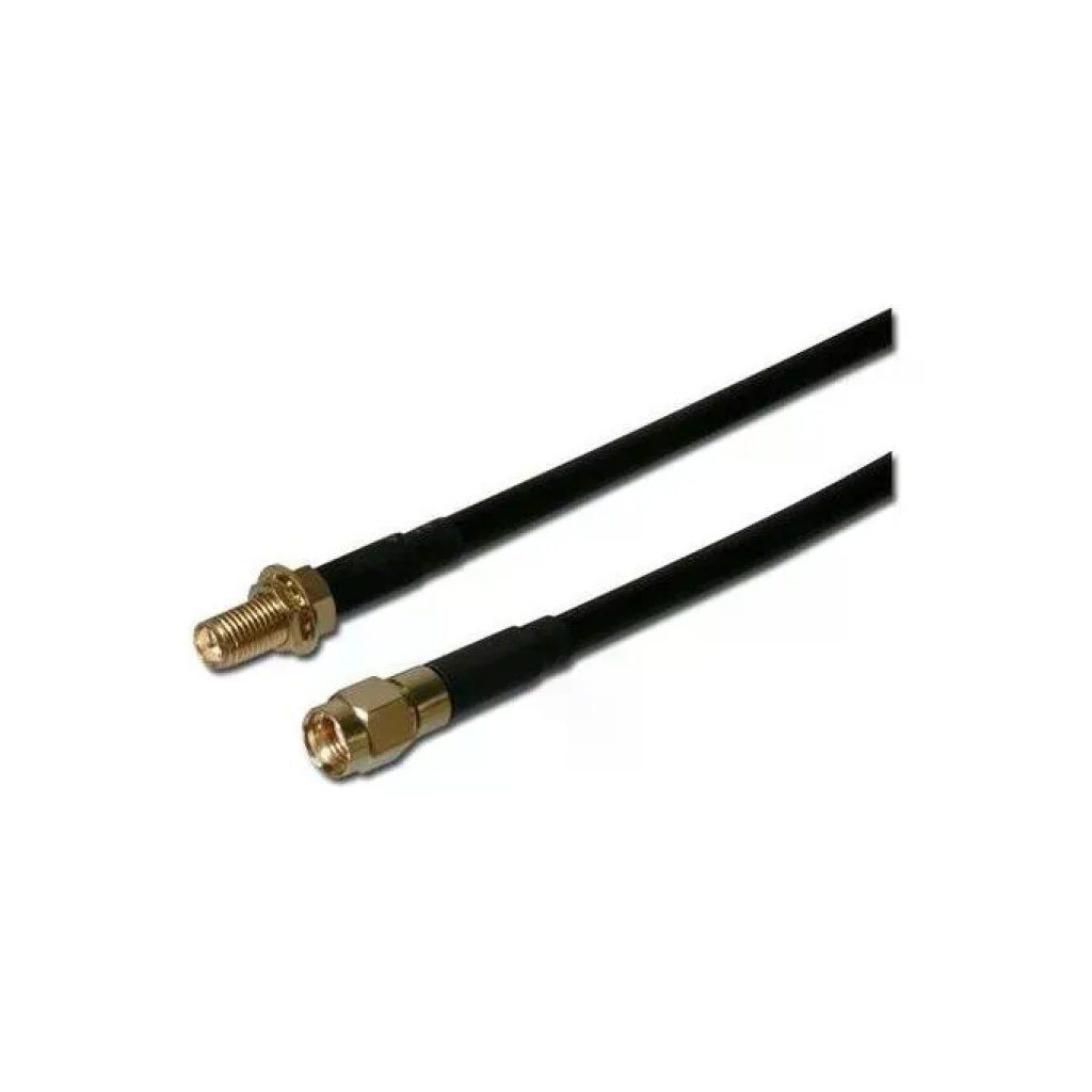 DIGITUS Prolunga per Antenna WLAN SMA Reverse, 2 m