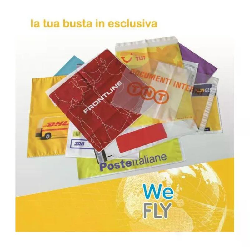 WILLCHIP Wefly Bio – Buste da Spedizione 24 × 32 cm, Confezione da 5