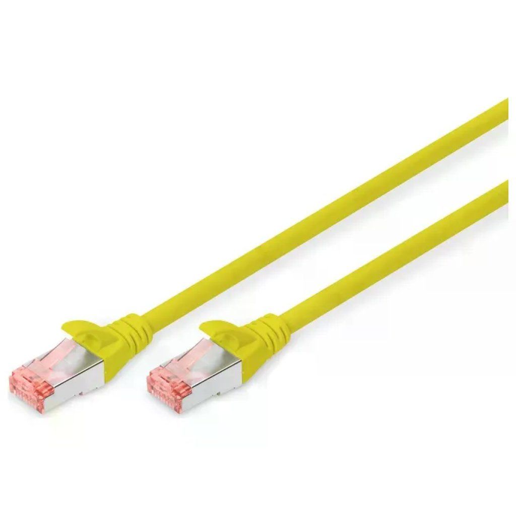 DIGITUS Cavo Patch Ethernet Cat6 S/FTP RJ45, 5 m, LSZH, Giallo