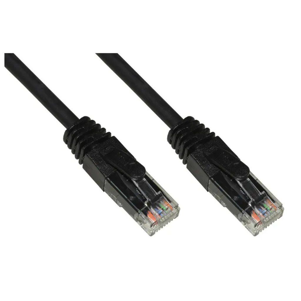 Link LK6AU030BL Cavo Ethernet Patch Cat 6A UTP 3 m Nero