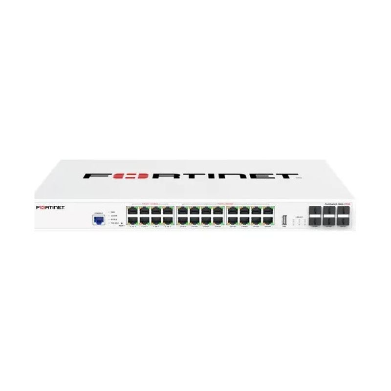 Fortinet FS124GFPOE Switch di rete Gestito L2 24-Porte PoE 10G Ethernet