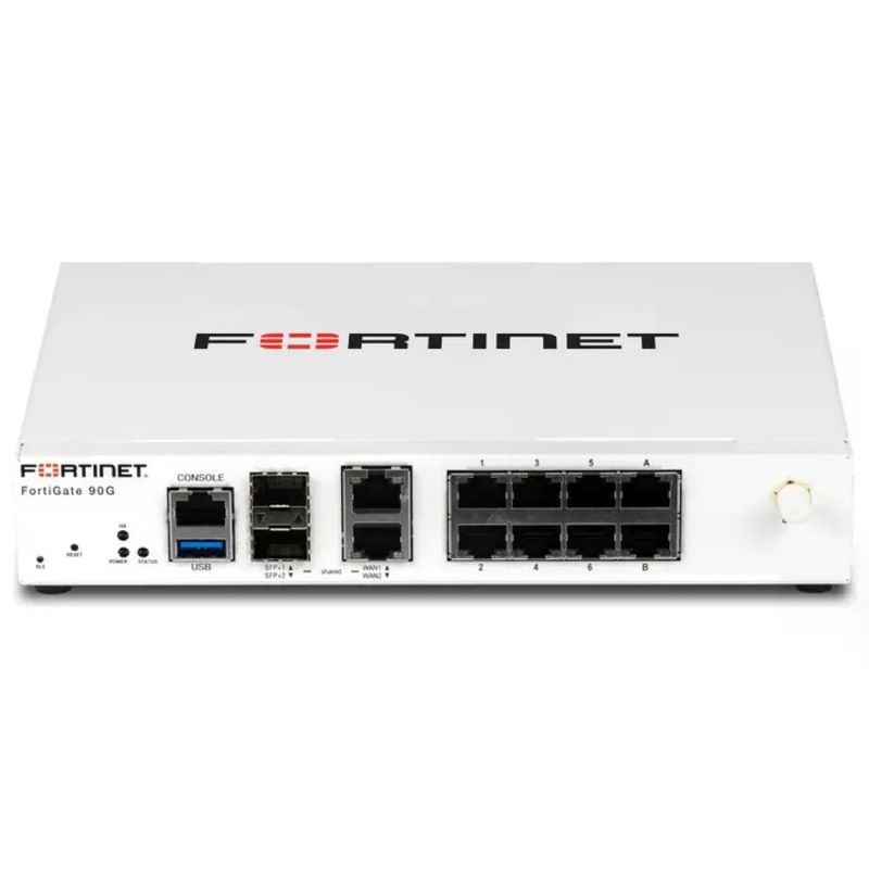 Fortinet FortiGate 90G Firewall 27,9 Gbit/s con 8 porte GE RJ45