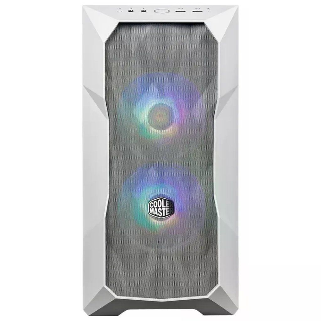 Cooler Master MasterBox TD300 Mesh Case Micro-ATX Bianco con 2 ventole ARGB Cooler Master MasterBox TD300 Mesh Case Micro-ATX Bianco con 2 ventole ARGB