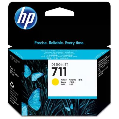 HP Cartuccia HP 711 Giallo 29 ml per DesignJet – CZ132A