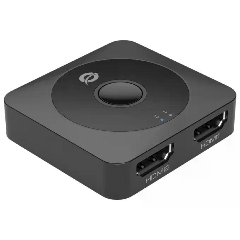 Conceptronic SELENE01B Switch HDMI 2.0 bidirezionale 4K 60 Hz, 2 porte, Nero