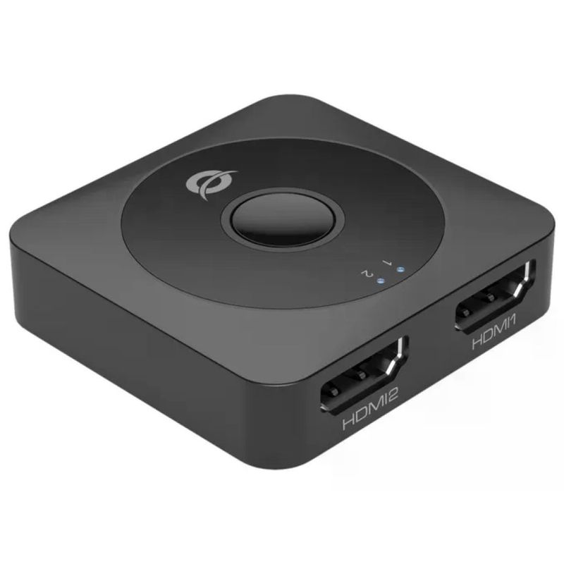 Conceptronic SELENE01B Switch HDMI 2.0 bidirezionale 4K 60 Hz, 2 porte, Nero Conceptronic SELENE01B Switch HDMI 2.0 bidirezionale 4K 60 Hz, 2 porte, Nero