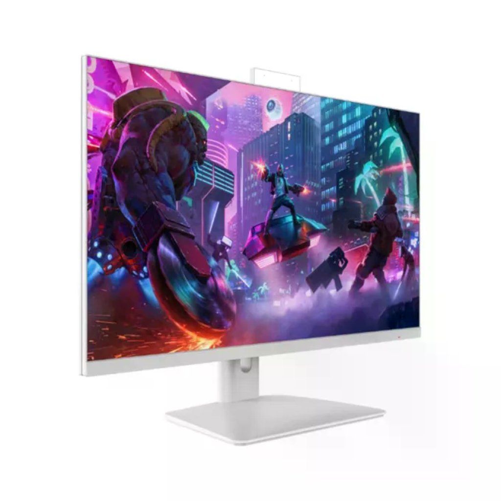Nilox NXM24REGWEB01W Monitor 23,8” Full HD IPS Bianco con Webcam
