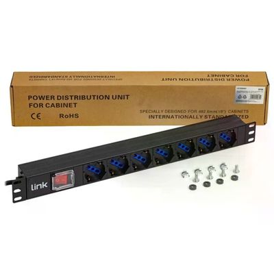 LINK LK10084 Multipresa Rack 19" a 7 Prese, 16A, 3500 W