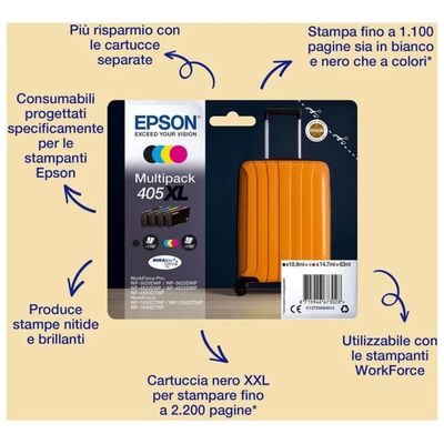 Epson Cartuccia Epson 405 DURABrite Ultra Nero XXL