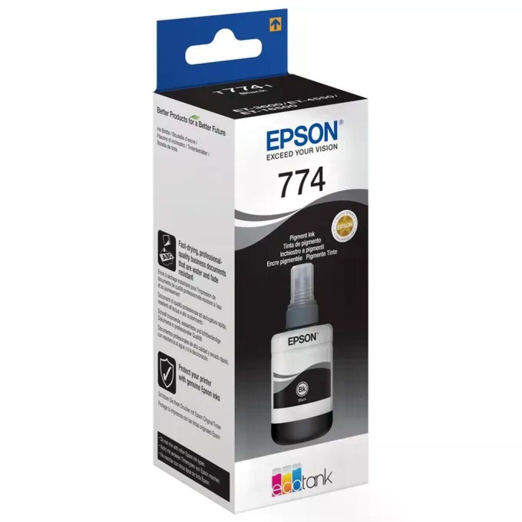 Epson 774 C13T774140 Inchiostro Nero Pigmentato 140 ml