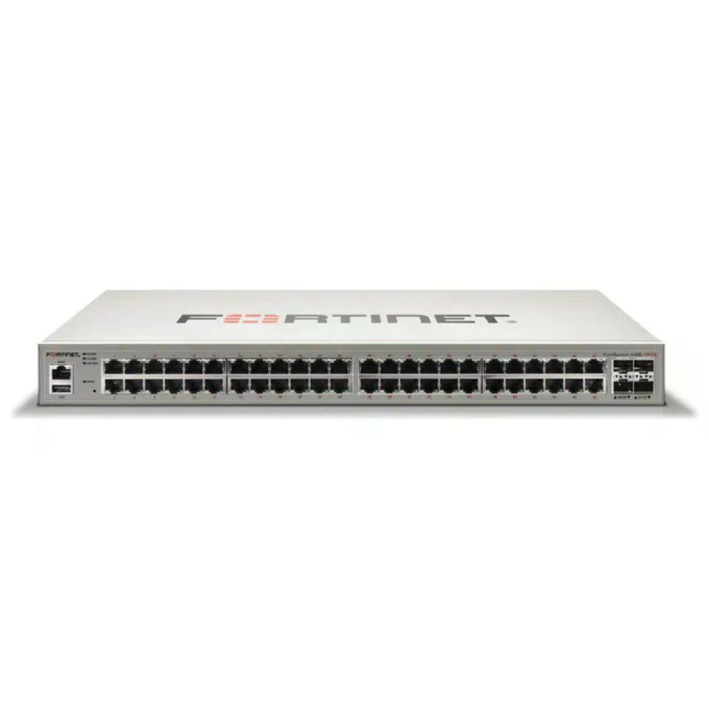 Fortinet FS-448E-FPOE Switch Ethernet 48 Porte con 4 Uplink SFP+