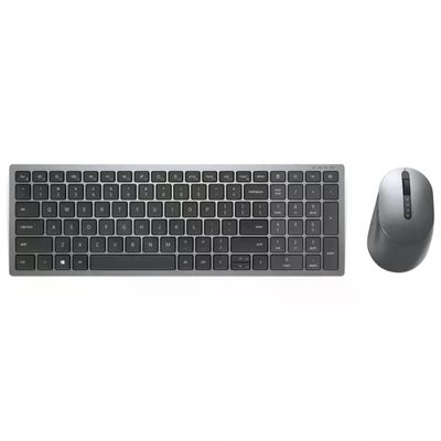 Dell KM7120W Set Tastiera e Mouse Wireless Bluetooth, QWERTY Italiano, Titanio