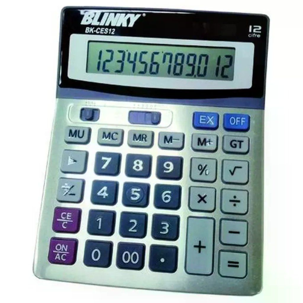 VIGOR-BLINKY Blinky BK-CES12 Calcolatrice Solare a 12 Cifre VIGOR-BLINKY Blinky BK-CES12 Calcolatrice Solare a 12 Cifre