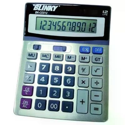 VIGOR-BLINKY Blinky BK-CES12 Calcolatrice Solare a 12 Cifre
