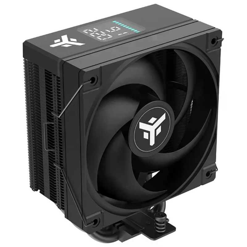 Itek Icy-4HAT Dissipatore CPU ad Aria con Display Digitale, Nero