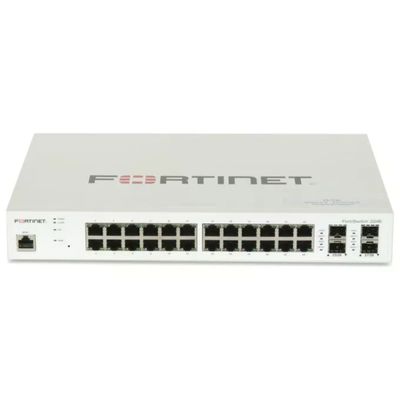 Fortinet FS224E Switch L2-L3 24 Porte GE RJ45 4 Slot SFP GE FortiSwitch-224E