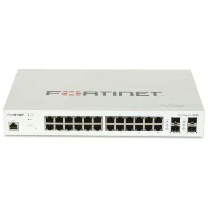 Fortinet FS224E Switch L2-L3 24 Porte GE RJ45 4 Slot SFP GE FortiSwitch-224E