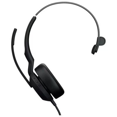Jabra Evolve2 50 cuffia monaurale Bluetooth USB-C/USB-A con ANC, nera