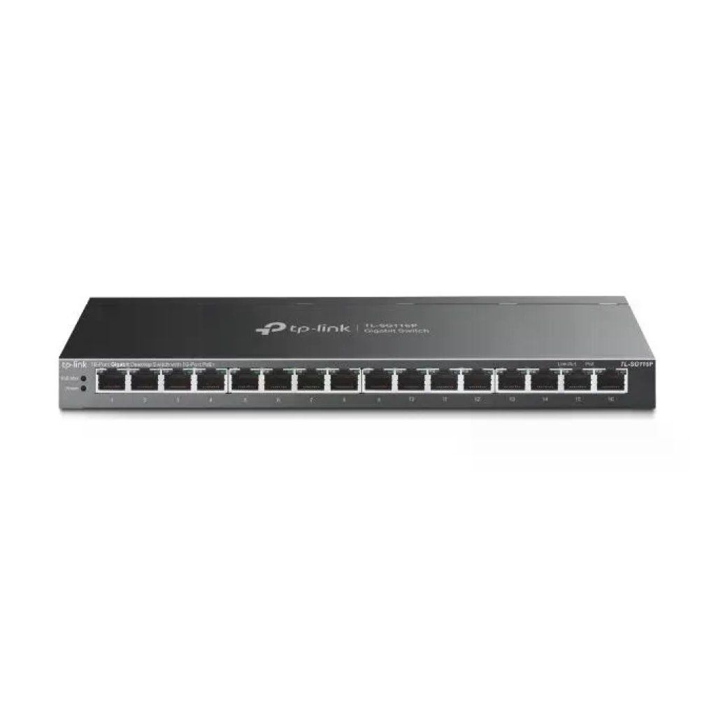 TP-Link TL-SG116P Switch Gigabit a 16 porte PoE+