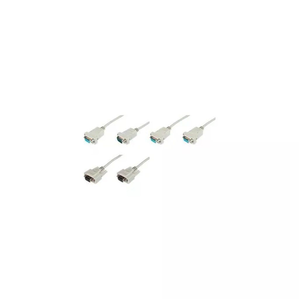 Digitus Cavo seriale DB9 pin-to-pin maschio-femmina, 10 m Digitus Cavo seriale DB9 pin-to-pin maschio-femmina, 10 m