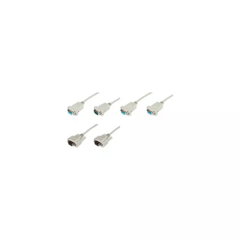 Digitus Cavo seriale DB9 pin-to-pin maschio-femmina, 10 m Digitus Cavo seriale DB9 pin-to-pin maschio-femmina, 10 m