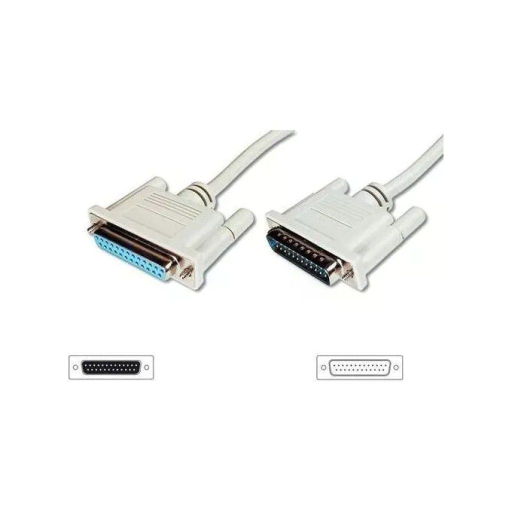 Digitus Cavo Prolunga Dati 25 Poli Maschio-Femmina, 3 m