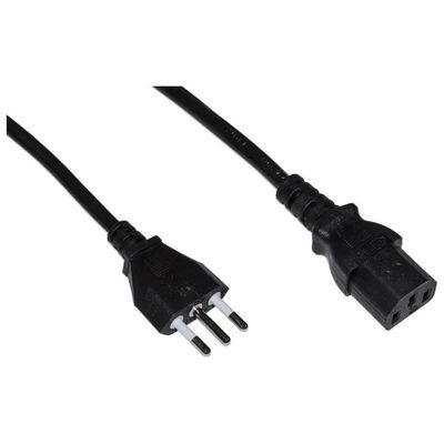 LINK LKIT40 Cavo di alimentazione 4 m, spina italiana e IEC C13, nero