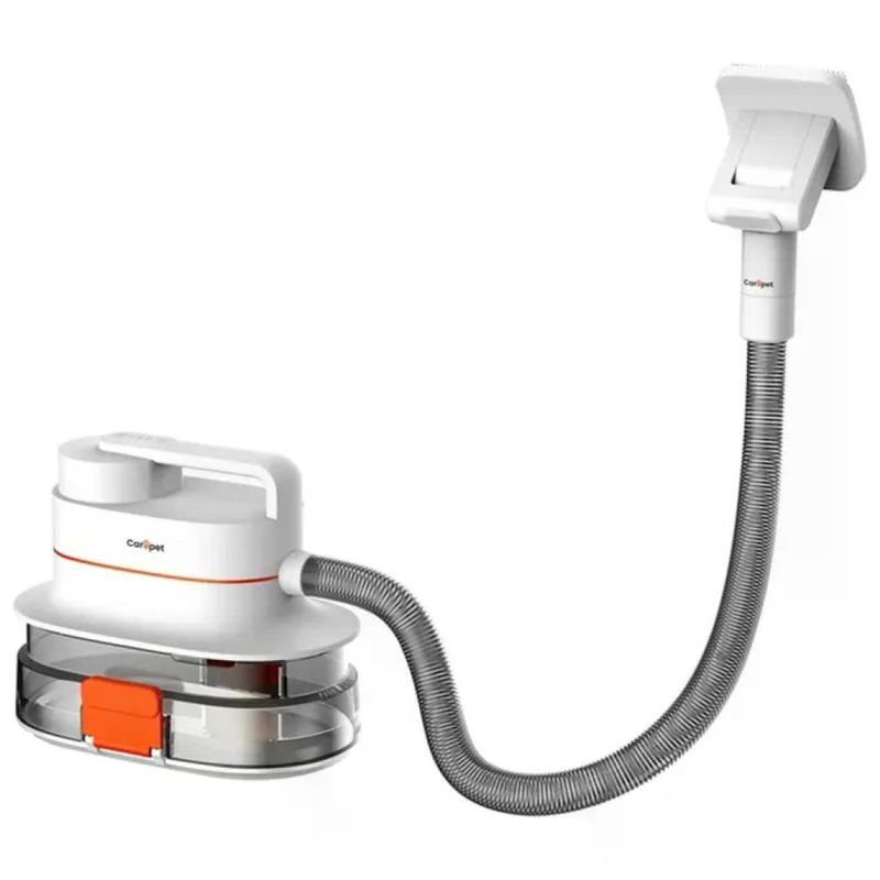 Carepet Kit Toelettatura 6 in 1 con Aspiratore e Asciugatore, Bianco